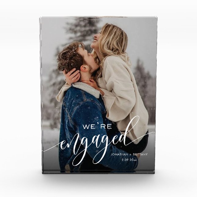 Gewohnt Wir sind Verlobt! Foto halten (Vorderseite)