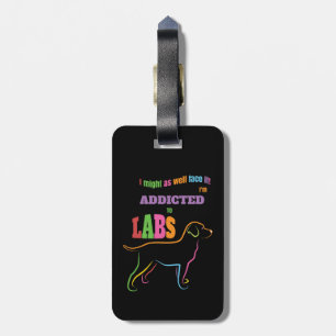 Gewöhnt zu den Labradoren Gepäckanhänger
