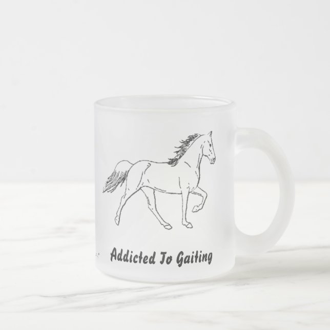 Gewöhnt zu Gaiting Mattglastasse (Rechts)
