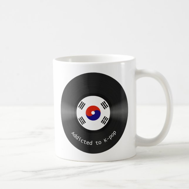 Gewöhnt zu Kpop Tasse (Rechts)