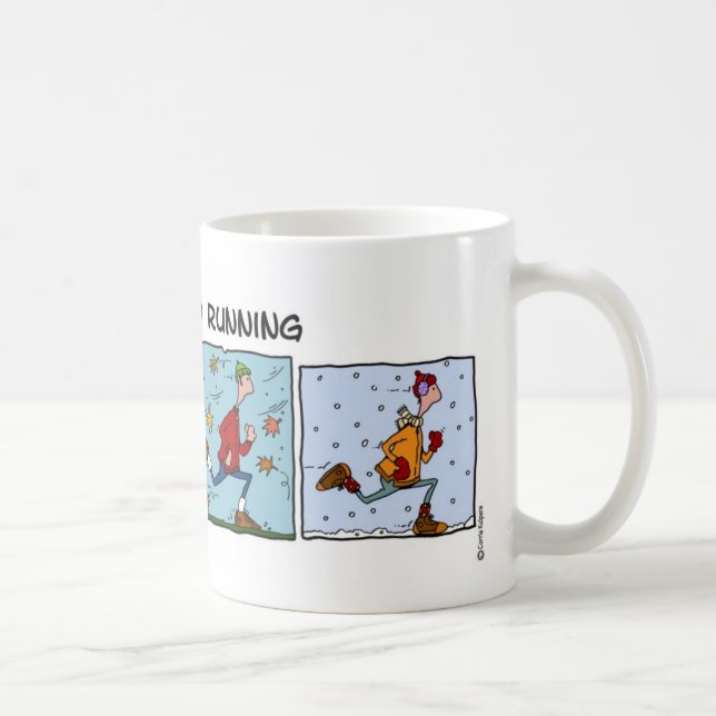 gewöhnt zum Laufen (Typ) Kaffeetasse (Rechts)