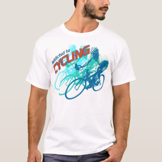 Gewöhnt zum Radfahren des coolen Entwurfs T-Shirt