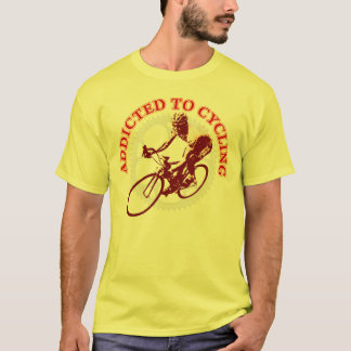 Gewöhnt zum Radfahren des fantastischen Entwurfs T-Shirt