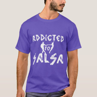 GEWÖHNT zum SALSAt-shirt mit Tanzenpaaren T-Shirt