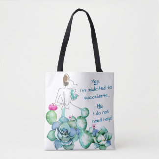 Gewöhnt zur Succulents-Taschen-Tasche Tasche