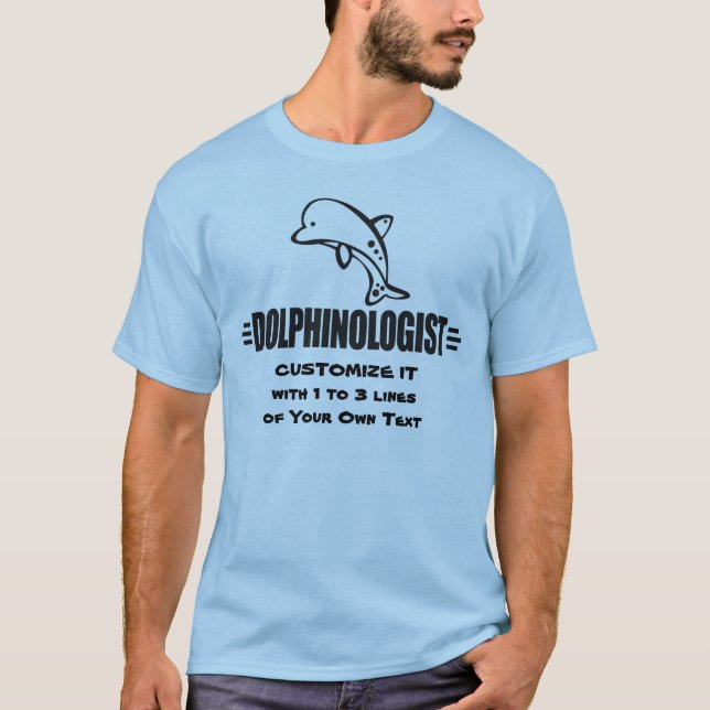 Gewohnte Delphine T-Shirt (Vorderseite)