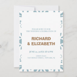 Gewohnte Hochzeit Einladung