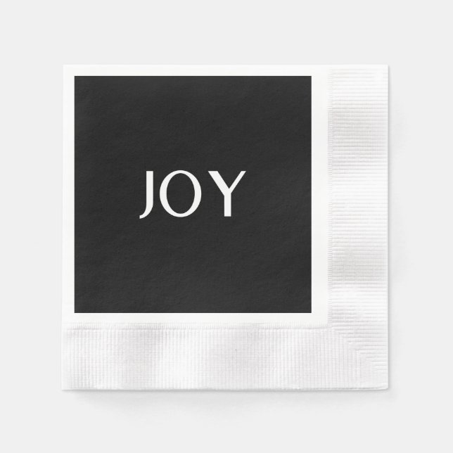 Gewohnte Hochzeit, Elegant, Geschenke zum Jahresta Serviette (Vorderseite)