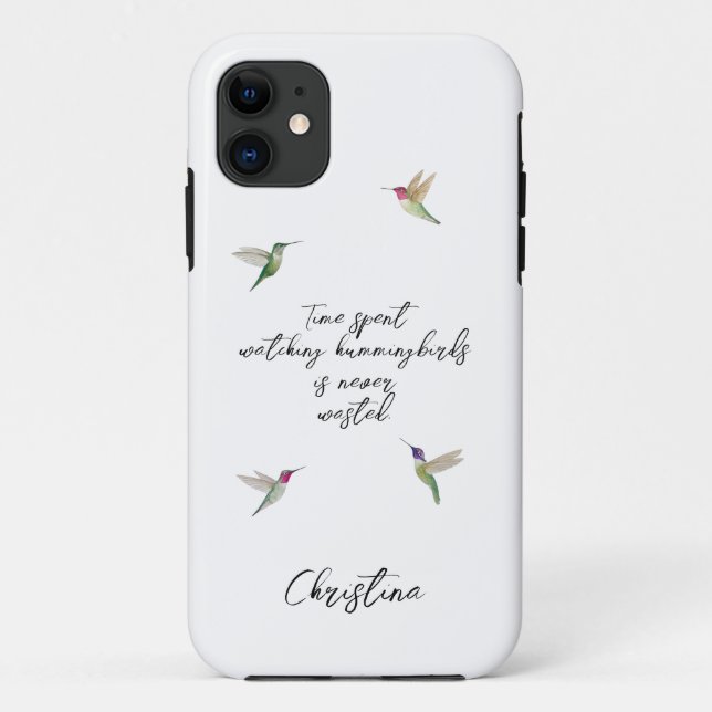 Gewohnte Hummingvögel Case-Mate iPhone Hülle (Rückseite)