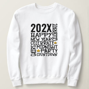 Gewohnte [Jahr] Personalisierte Familie Neue Jahre Sweatshirt