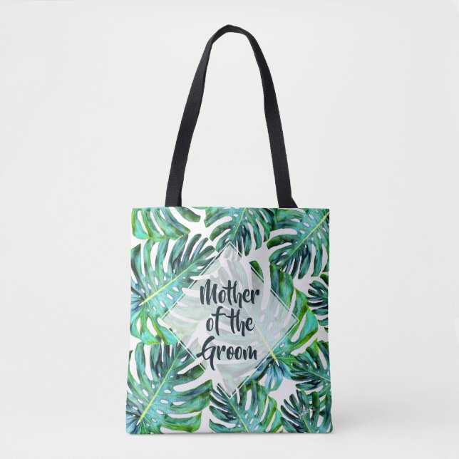 Gewohnte Mutter der tropischen Leaf-Vegetation Tasche (Vorderseite)