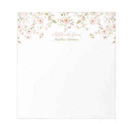 Gewohnte Rose des Wilden Landes Notizblock