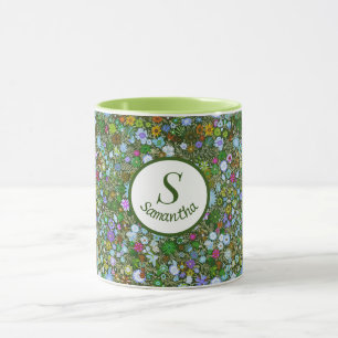 Gewohnte Wild Green Field Blooms Tasse