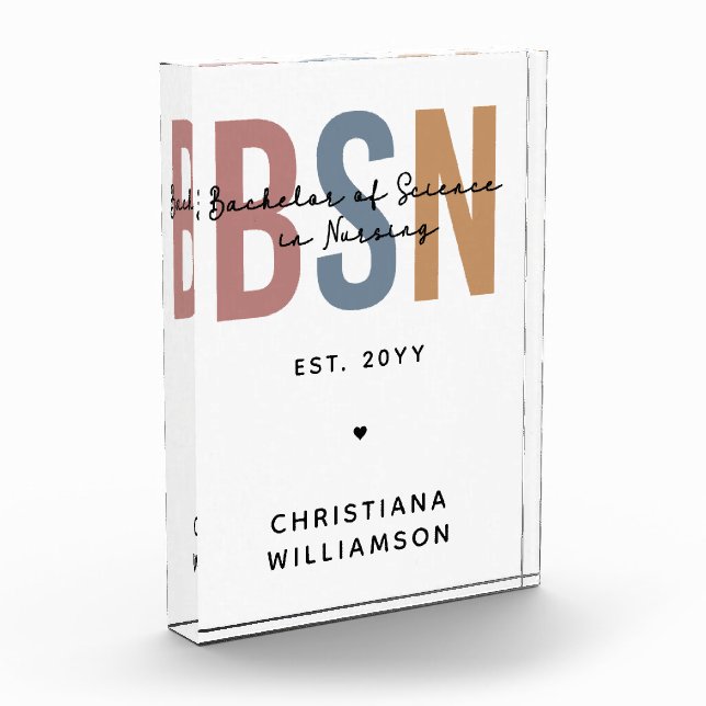 Gewohnter BSN-Bachelor der Wissenschaft in der Kra Fotoblock (Links)