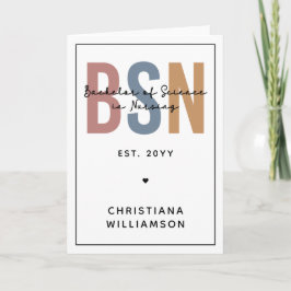 Gewohnter BSN-Bachelor der Wissenschaft in der Kra Karte