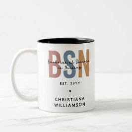 Gewohnter BSN-Bachelor der Wissenschaft in der Kra Zweifarbige Tasse