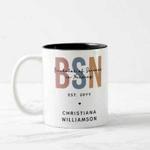 Gewohnter BSN-Bachelor der Wissenschaft in der Kra Zweifarbige Tasse