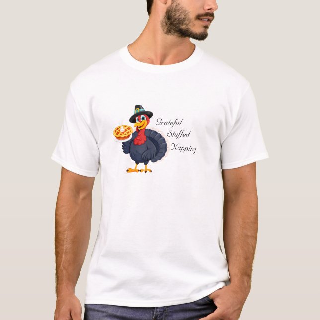 Gewohnter Erntedank von Truthühnern T-Shirt (Vorderseite)