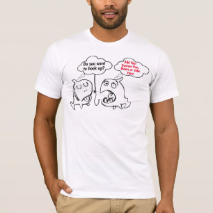 Gewohnter Fischhaken, Hooking up Puppenfischen Spa T-Shirt