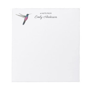 Gewohnter Hummingang Notizblock