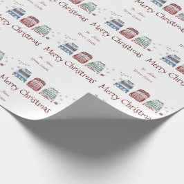 Gewohnter Pullover nach und von Namen Geschenkpapier