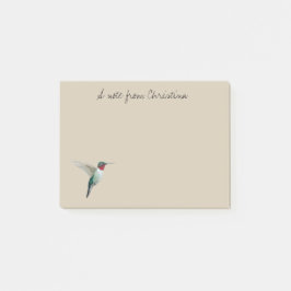 Gewohnter Ruby-throated Hummingbird Post-it Notes Klebezettel