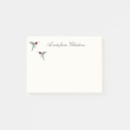 Gewohnter Ruby-throated Hummingbird Post-it Notes Post-it Klebezettel