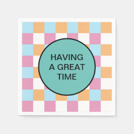 Gewohnter Text Serviette