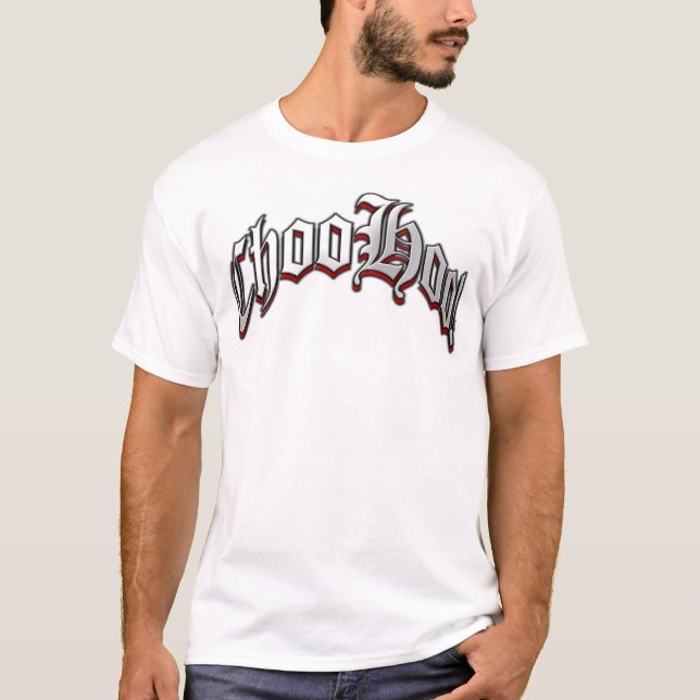 Gewölbtes ChooHoo! T-Shirt (Vorderseite)