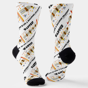 Gewollt ausgeglichener Lebendstrom (Na-K-Pumpe) Socken