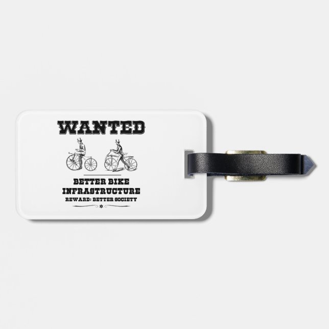 Gewollt bessere Bike-Infrastruktur Gepäckanhänger (Rückseite horizontal)