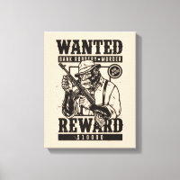 Gewollt Dead oder Live Mafia Canvas Print