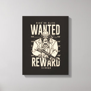 Gewollt Dead oder Live Mafia Canvas Print Leinwanddruck