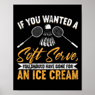 Gewollt, ein Soft-Serve-Gone für einen Eiscreme-Fu Poster