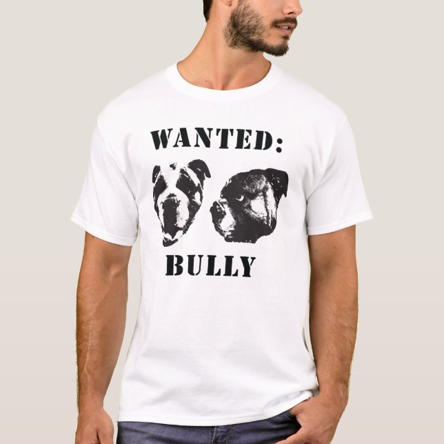 "Gewollt: Englischer Bulldoggen-T - Shirt des (Vorderseite)