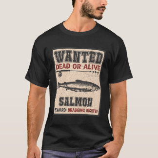 Gewollt Fangrechte für Lachs T-Shirt