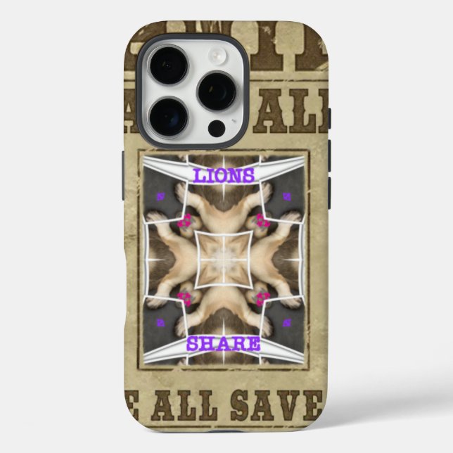 Gewollt Frieden iPhone 16 Pro Hülle (Rückseite)