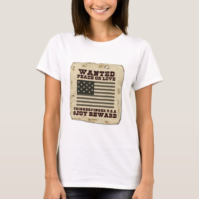 Gewollt Frieden T-Shirt (Vorderseite)
