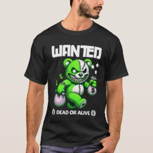 "GEWOLLT" Gangster Bär - Niedlicher und grauenhaft T-Shirt