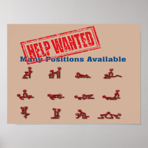 gewollt lustiges Plakatdesign Poster