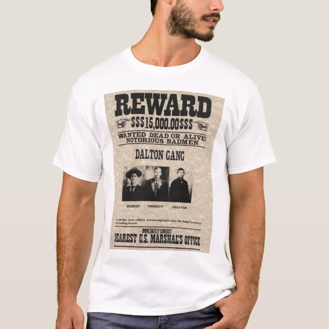 Gewollt Poster - Dalton Gang T-Shirt (Vorderseite)