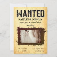 Gewollt Poster 💍 🤠 Old West Wedding Foto