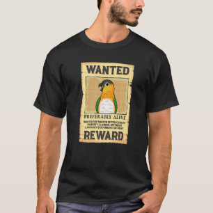 Gewollt Poster Parrot I Black kopfkaique T-Shirt