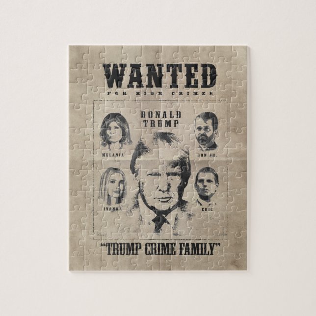 Gewollt Poster: Trump Crime Family (Vertikal)