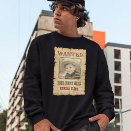 Gewollt Poster | Vintage Westfoto-Vorlage S Sweatshirt