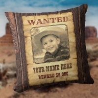 Gewollt Poster | Vintager Fotovorlage "Wild West" 