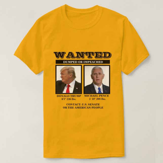 Gewollt: Trump Pence T-Shirt (Design vorne)