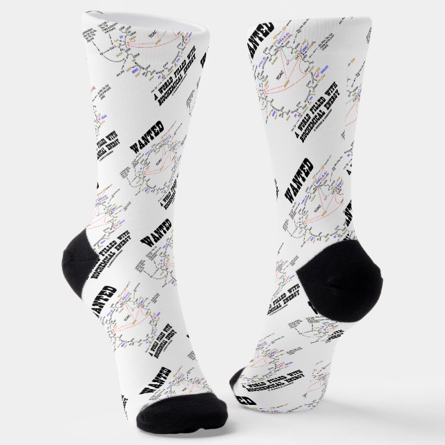 Gewollt Welt mit biochemischer Energie Socken (Gewinkelt)