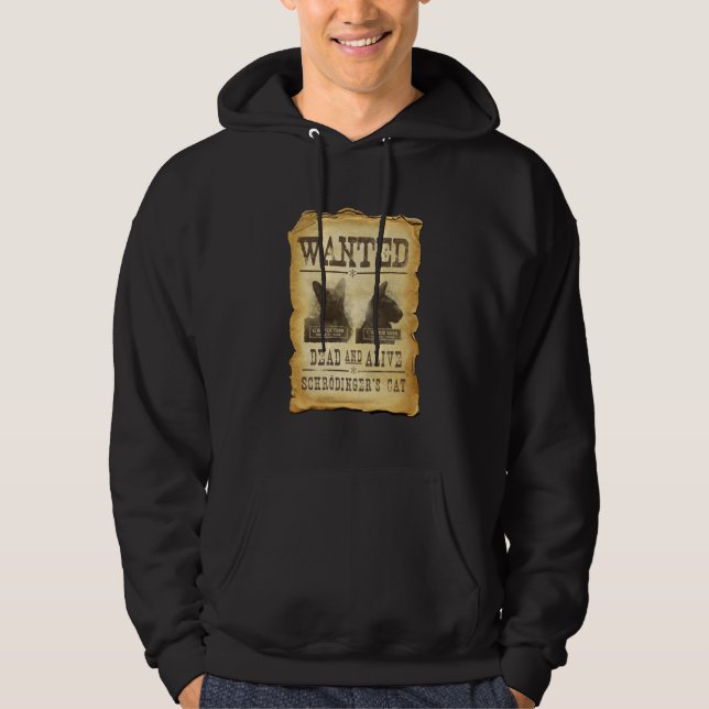 Gewollte Tote und lebendig.  Schroedingers Katze Hoodie (Vorderseite)