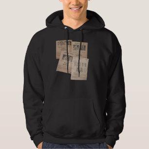 gewollter Plakatcollage cooler Hoodieentwurf Hoodie